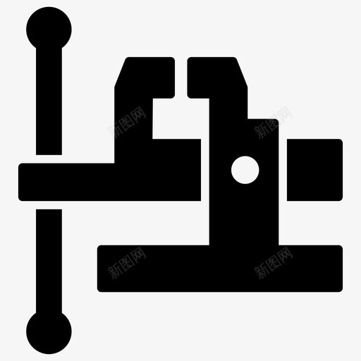 夹持工具夹钳修理工具图标svg_新图网 https://ixintu.com 修理 修理工 冲压 器具 图标 夹持 夹钳 字形 工具