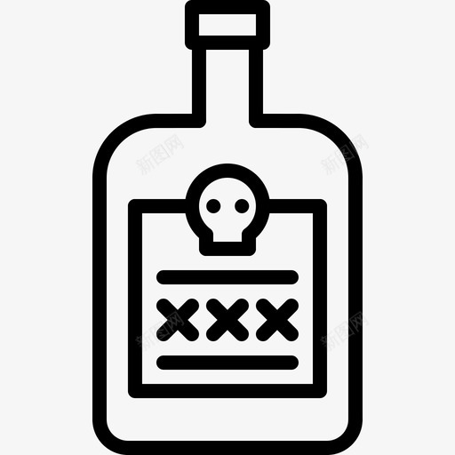 朗姆酒海盗41直系图标svg_新图网 https://ixintu.com 朗姆 海盗 直系