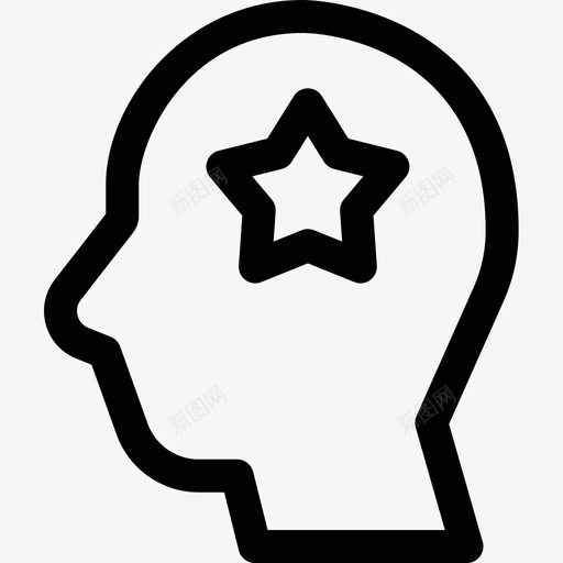 头脑人类思维33线性图标svg_新图网 https://ixintu.com 人类 头脑 思维 线性