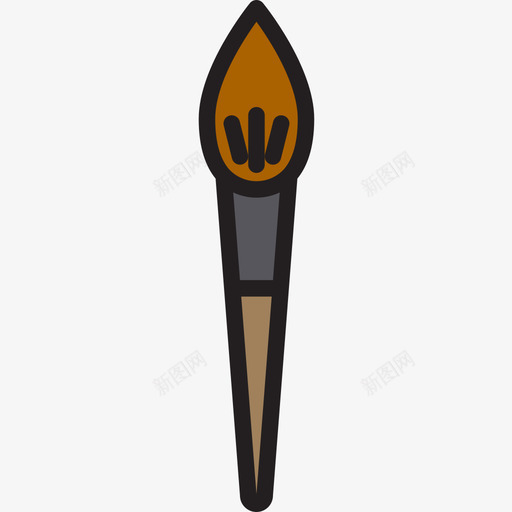 画笔艺术6线条色彩图标svg_新图网 https://ixintu.com 画笔 线条 色彩 艺术