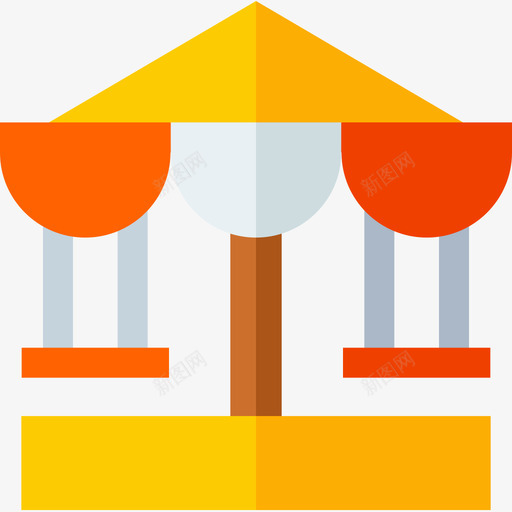 旋转木马城市38公寓图标svg_新图网 https://ixintu.com 公寓 城市38 旋转木马