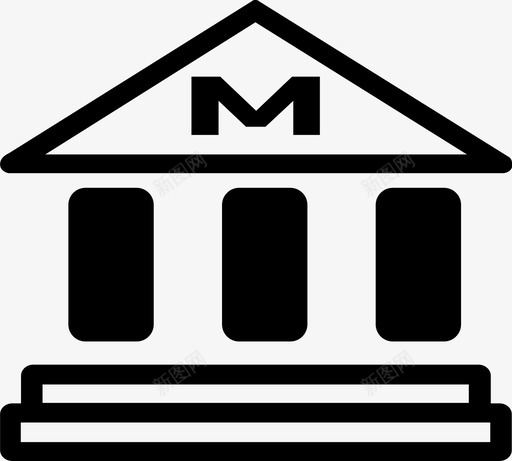 博物馆svg_新图网 https://ixintu.com 博物馆