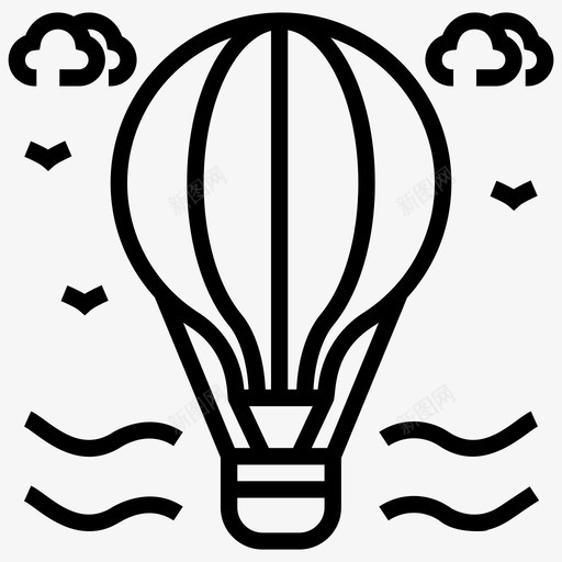 气球冒险空中飞行图标svg_新图网 https://ixintu.com 冒险 徒步旅行 探险 气球 热气球 目的地 空中 路线 路线图 野营 飞行