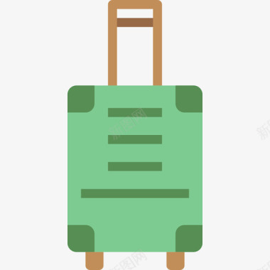 行李休闲和旅游6扁平图标图标