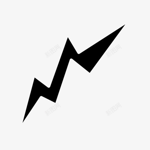 闪电预报风暴图标svg_新图网 https://ixintu.com 天气 铭文 闪电 预报 风暴