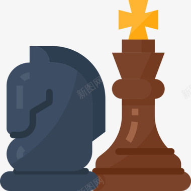 国际象棋爱好10平局图标图标