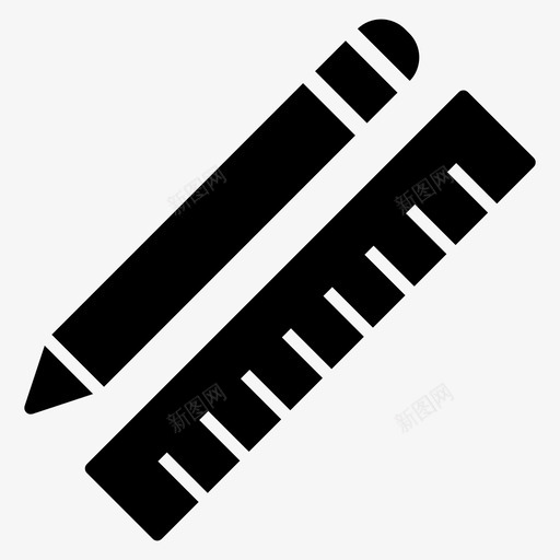 文具工具绘图工具数学图标svg_新图网 https://ixintu.com 书写 图标 字形 工具 数学 文具 绘图 铅笔