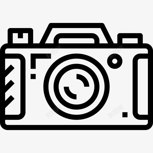 摄影机新闻46线性图标svg_新图网 https://ixintu.com 摄影机 新闻 线性