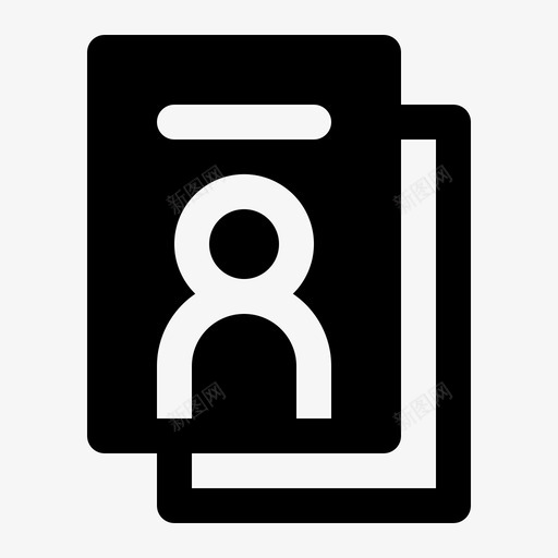 界面头像业务图标svg_新图网 https://ixintu.com 业务 人员 头像 字形 用户 界面