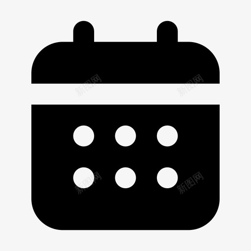 日历日期业务图标svg_新图网 https://ixintu.com 业务 日历 日期
