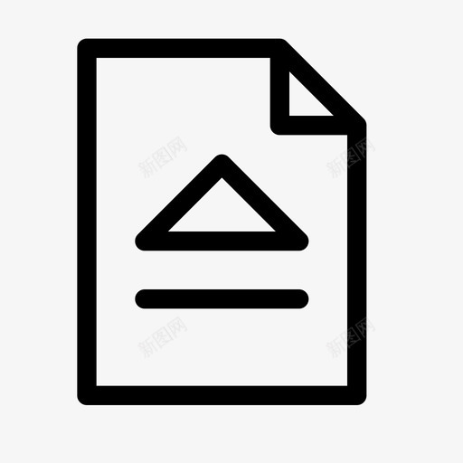 弹出文件删除文档图标svg_新图网 https://ixintu.com 删除 弹出 文件 文档