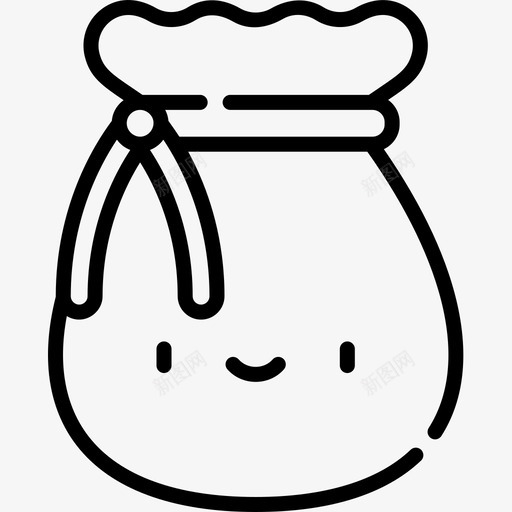 礼品袋圣诞126直筒图标svg_新图网 https://ixintu.com 圣诞 直筒 礼品袋
