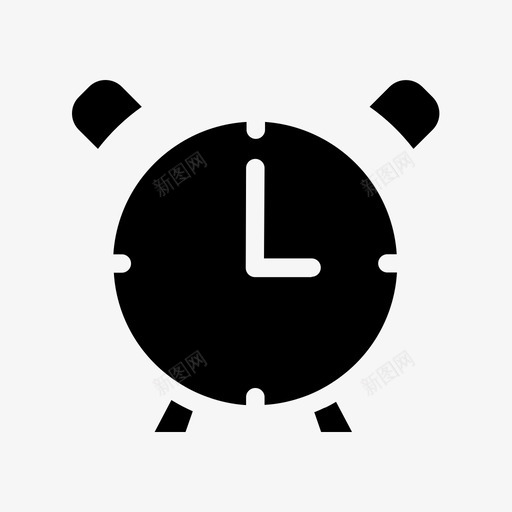 时钟闹钟小时图标svg_新图网 https://ixintu.com 小时 教育 时钟 时间 计时器 闹钟