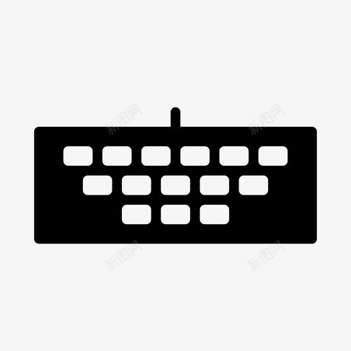 键盘打字工作图标svg_新图网 https://ixintu.com 字形 工作 打字 技术 营销 键盘