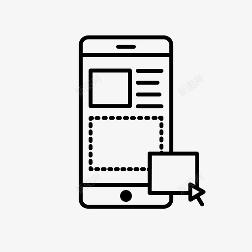 线框原型用户界面图标svg_新图网 https://ixintu.com 原型 用户 界面设计 线框