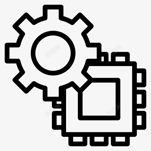 流程执行管理图标svg_新图网 https://ixintu.com 执行 流程 管理 购物提纲 运营