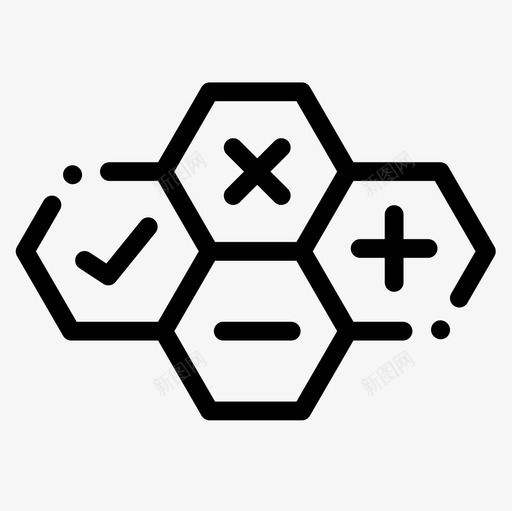 标牌企业管理28直线图标svg_新图网 https://ixintu.com 企业管理28 标牌 直线