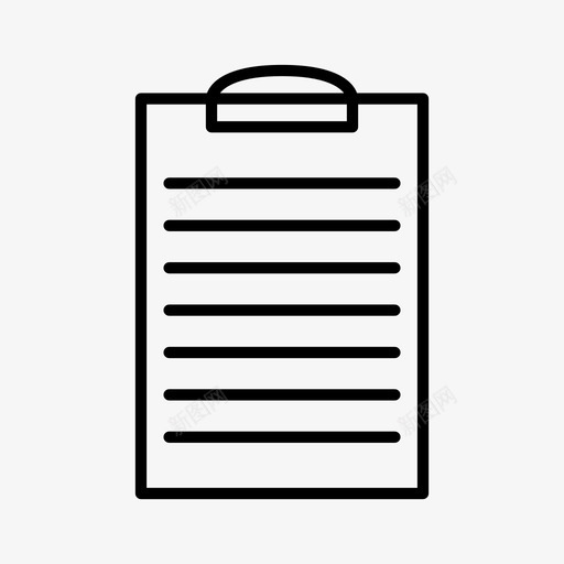 板剪辑剪贴板图标svg_新图网 https://ixintu.com 列表 剪贴板 剪辑 办公室 板