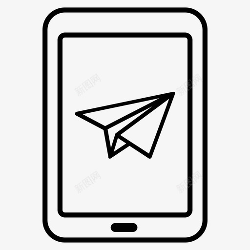 tablet邮件纸质飞机发送图标svg_新图网 https://ixintu.com tabletcollection01 tablet邮件 发送 纸质飞机