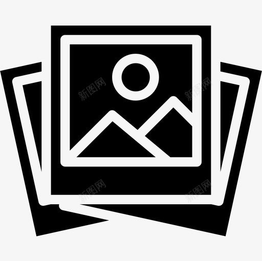 照片图2实心图标svg_新图网 https://ixintu.com 实心 照片