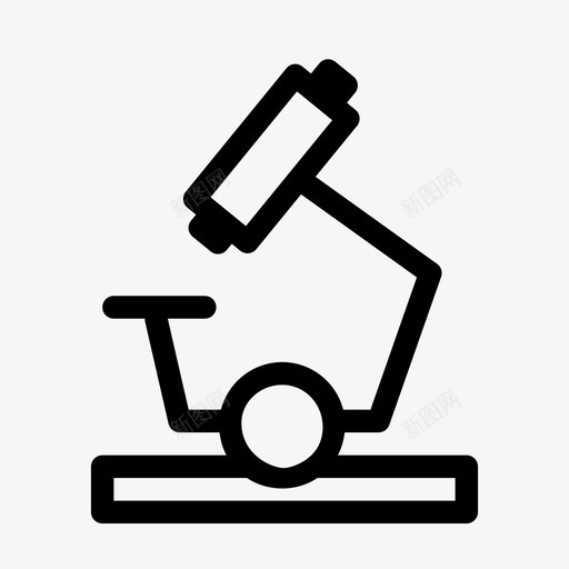 显微镜化学实验图标svg_新图网 https://ixintu.com 化学 学校 实验 实验室 教育 显微镜