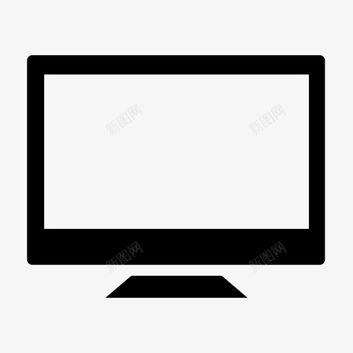 电视信息图层图标svg_新图网 https://ixintu.com 信息 图层 多媒体设备 媒体 电视 社交