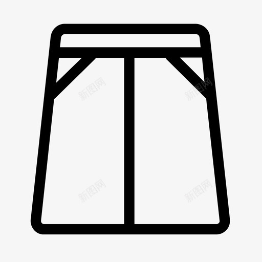 5女-阔腿裤svg_新图网 https://ixintu.com 5女-阔腿裤