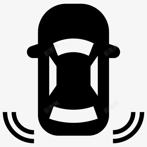 交叉交通警报后传感器盲人支持监视器图标svg_新图网 https://ixintu.com 交叉 交通 交通警 传感器 停车 前后 婴儿 字形 控制 警报 车道