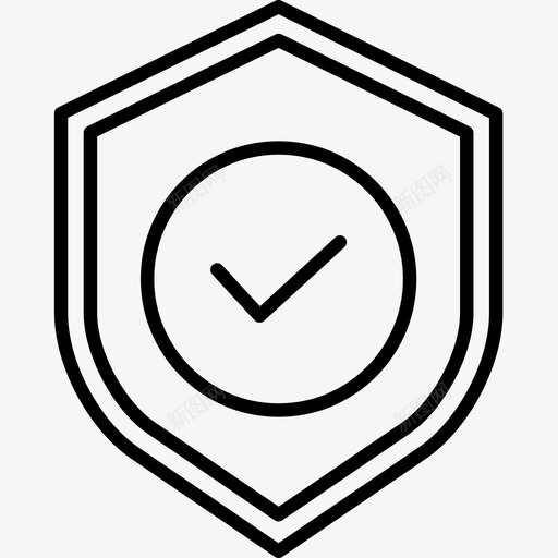 Shield商业355直线型图标svg_新图网 https://ixintu.com Shield 商业355 直线型