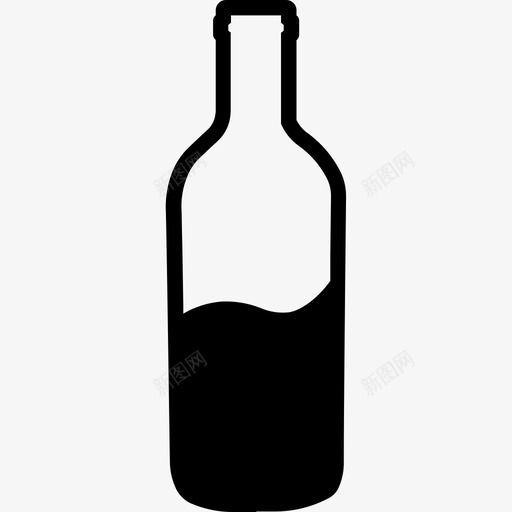 瓶子酒香槟图标svg_新图网 https://ixintu.com 瓶子 靴子 香槟