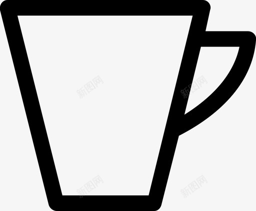 茶杯饮料杯子图标svg_新图网 https://ixintu.com 杯子 茶杯 饮料