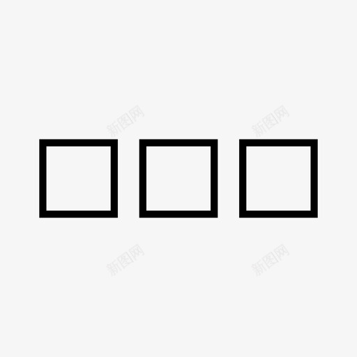 更多省略号标记图标svg_新图网 https://ixintu.com 三个 形状 更多 标记 省略号