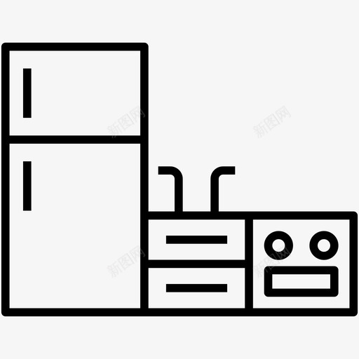 厨房烹饪区烹饪图标svg_新图网 https://ixintu.com 厨房 向量 图标 家庭 改善 烹饪 烹饪区