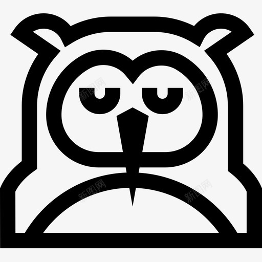 猫头鹰该睡觉了12直系图标svg_新图网 https://ixintu.com 猫头鹰 直系 该睡觉了12