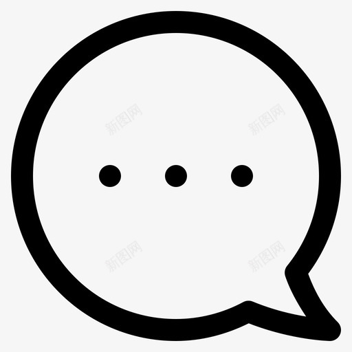 聊天商务交流图标svg_新图网 https://ixintu.com 交流 交谈 商务 留言 聊天