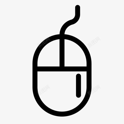 鼠标光标鼠标图标svg_新图网 https://ixintu.com 光标 图标 标线 鼠标
