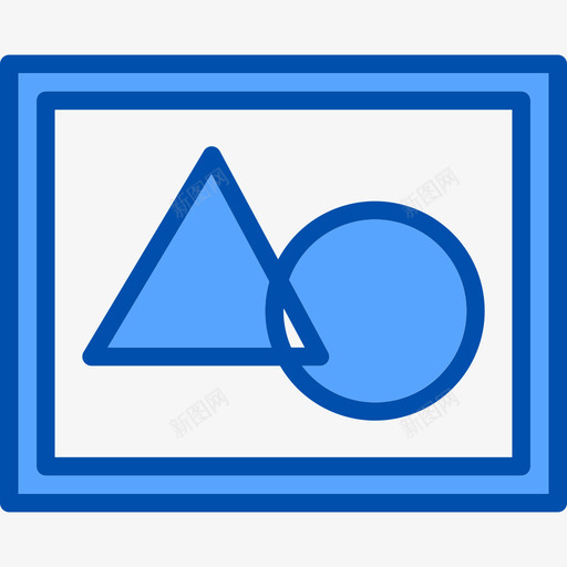 蓝色艺术9图标svg_新图网 https://ixintu.com 9 蓝色艺术