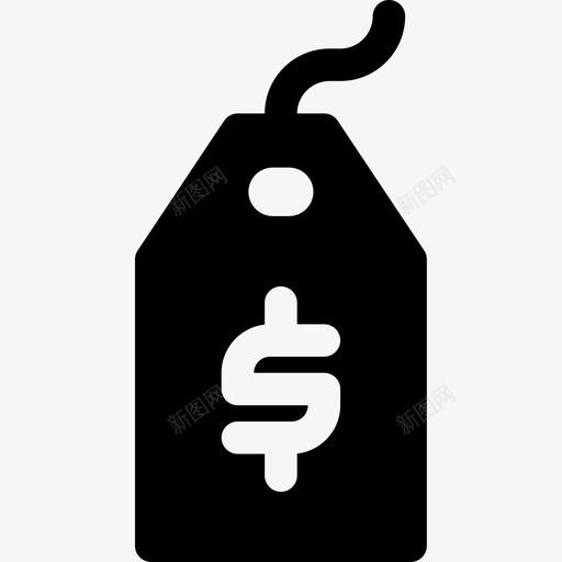 标签投资54填充图标svg_新图网 https://ixintu.com 填充 投资 标签