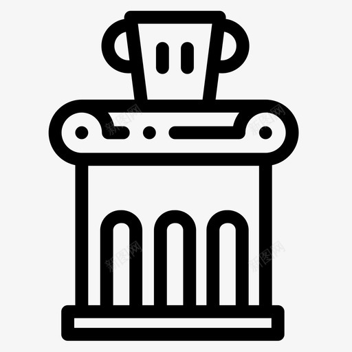 艺术博物馆70线性图标svg_新图网 https://ixintu.com 博物馆70 线性 艺术