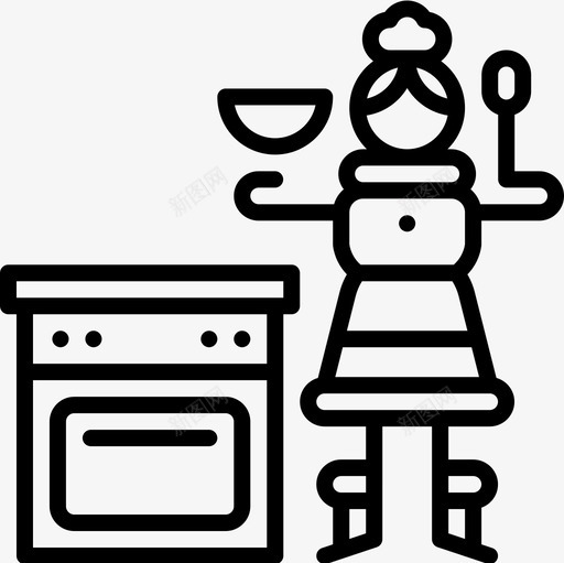 克劳斯夫人圣诞136直系图标svg_新图网 https://ixintu.com 克劳斯 圣诞 夫人 直系