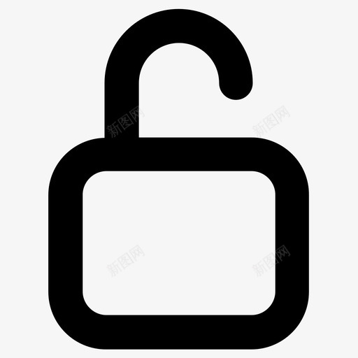 解锁密码安全图标svg_新图网 https://ixintu.com 安全 密码 解锁