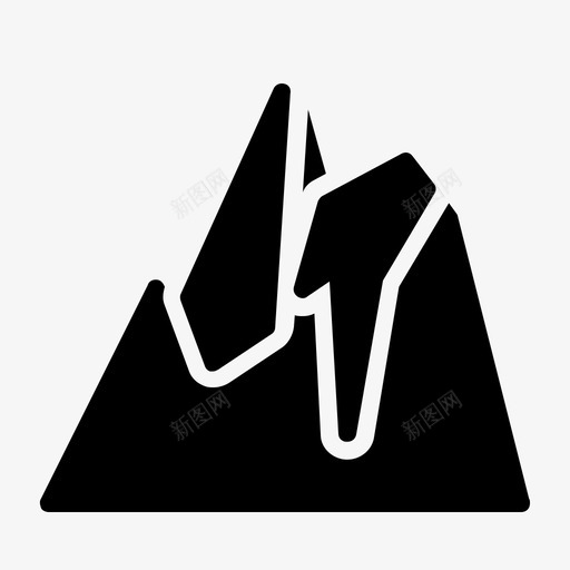 山图标标志svg_新图网 https://ixintu.com 图标 山 标志 符号