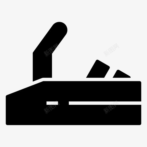 刨床刀片木工图标svg_新图网 https://ixintu.com 倒角 刀片 刃口 刨床 图标 字形 工具 平面 木工