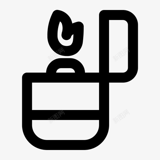 打火机冒险露营图标svg_新图网 https://ixintu.com 冒险 冒险提纲 打火机 旅行 火柴 露营