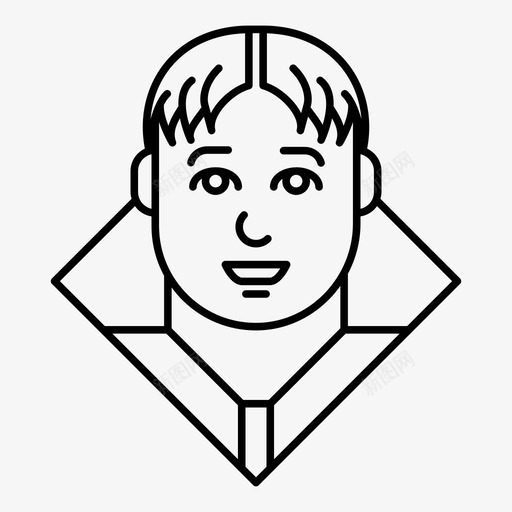 头像人物图标svg_新图网 https://ixintu.com 人物 头像