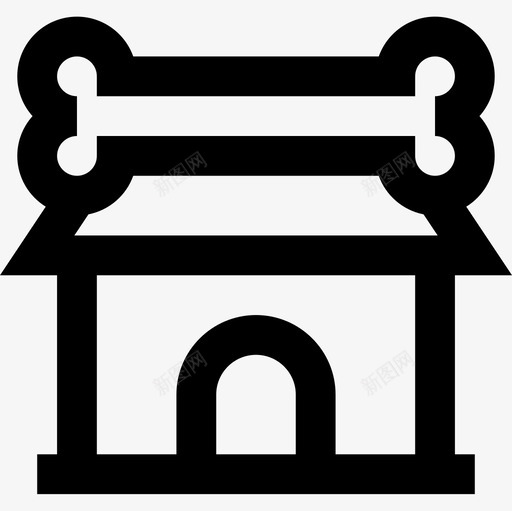 宠物店宠物店4线性图标svg_新图网 https://ixintu.com 宠物店 宠物店4 线性