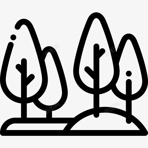 树木自然68直系图标svg_新图网 https://ixintu.com 树木 直系 自然68