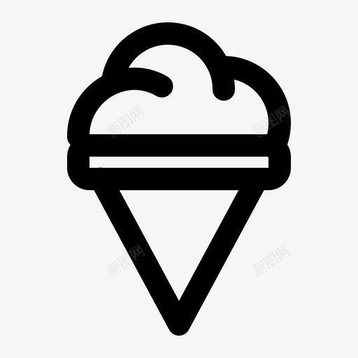 004_冰淇淋svg_新图网 https://ixintu.com 004_冰淇淋