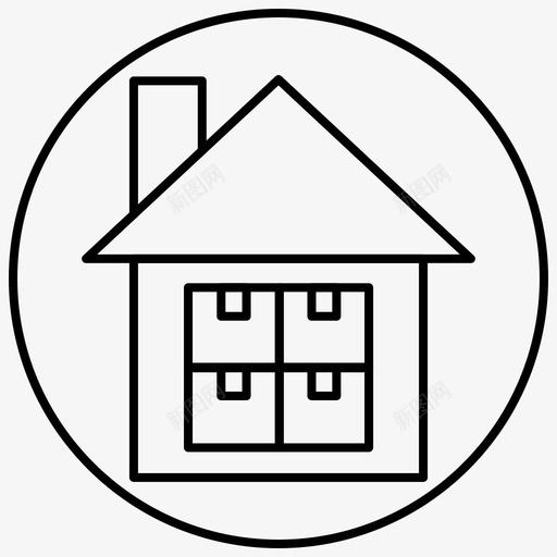 后勤1外线环路图标svg_新图网 https://ixintu.com 后勤 外线 环路