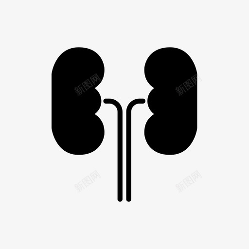 肾脏医院第二卷图标svg_新图网 https://ixintu.com 医院 第二 肾脏